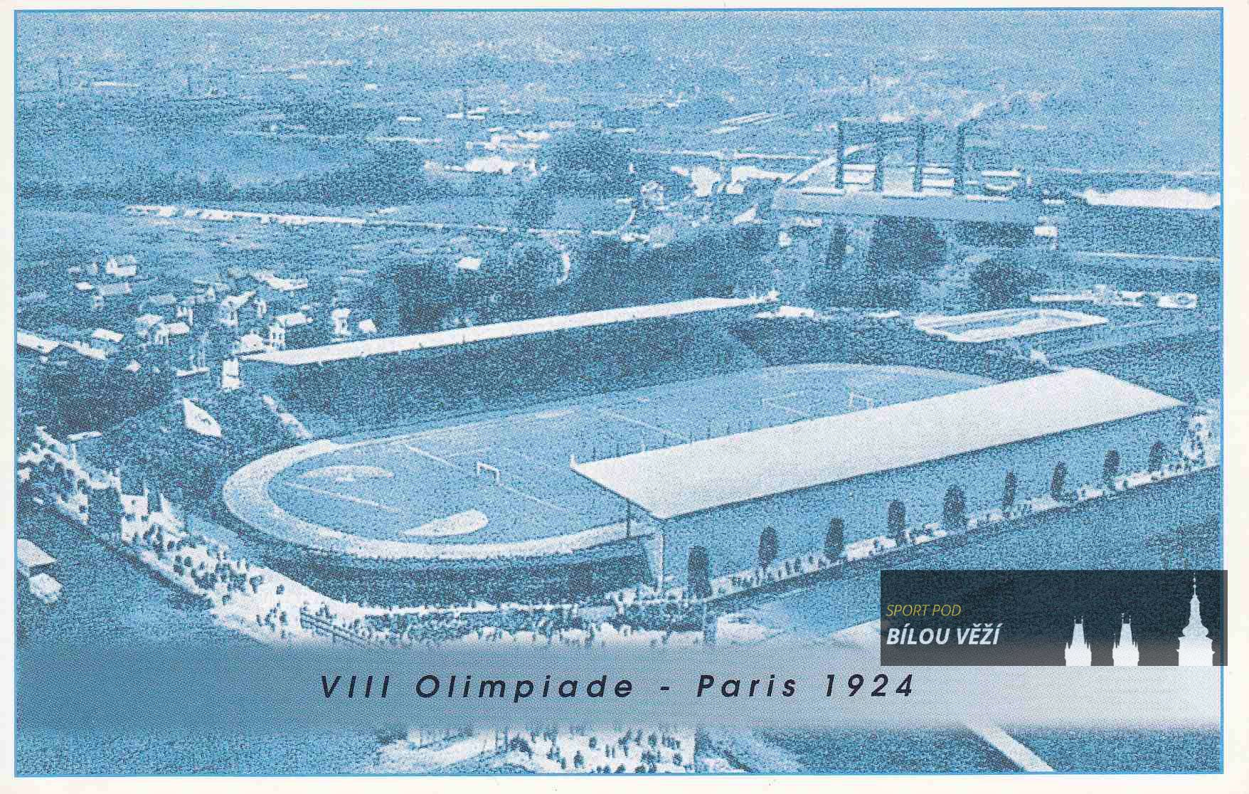 STADE COLOMBES- 1924- tam Kalous bohužel již nedoběhl